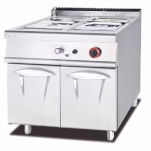 Free Standing Gas Bain Marie with Cabinet